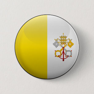 Flagga av Vatican City Knapp