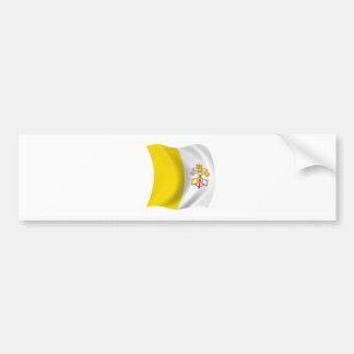 Flagga av Vaticanet City Bildekal