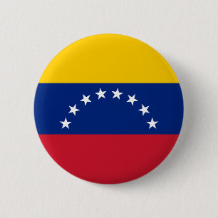 Flagga av Venezuela - Bandera Venezolana Knapp
