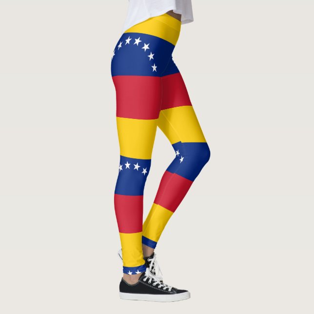Flagga av Venezuela - Bandera Venezolana Leggings (Höger)