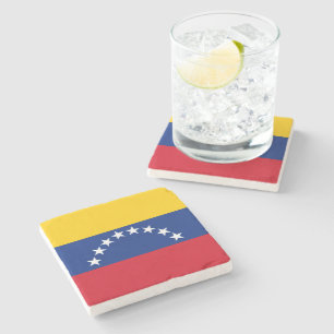 Flagga av Venezuela Underlägg Sten