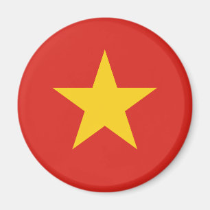 Flagga av Vietnam - Quốc kỳ Việt Nam Magnet