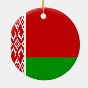 Flagga av Vitryssland Ornament