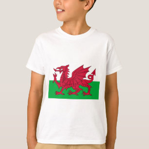 Flagga av Wales - den röda draken - Baner Cymru Tröja