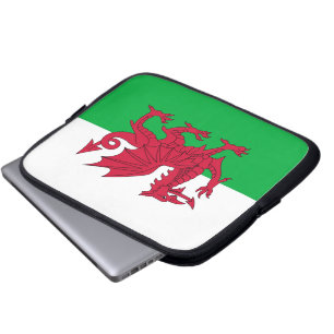 Flagga av Wales Laptop Sleeve