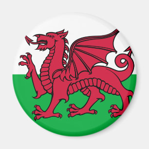 Flagga av Wales Magnet