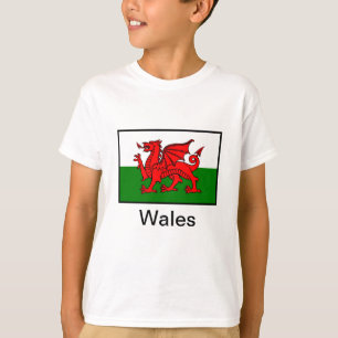 Flagga av Wales T-shirt