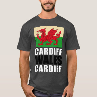 Flagga av walesiska t shirt