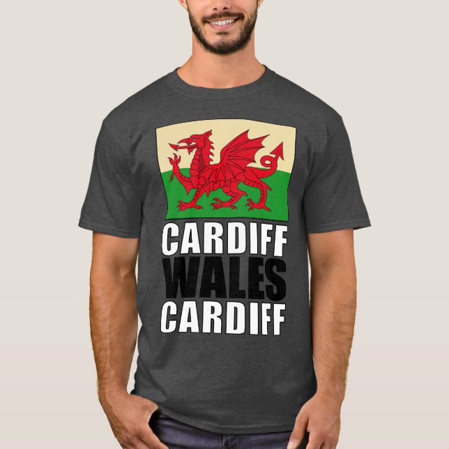 Flagga av walesiska t shirt (Framsida)