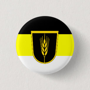 Flagga av Wolgadeutsche (svart/gult/vit version) Knapp