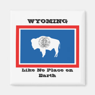 Flagga av Wyoming Magnet