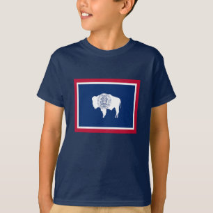 Flagga av Wyoming Tee Shirt