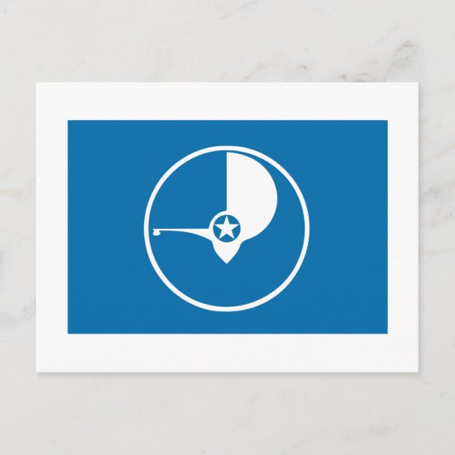 Flagga av Yap Vykort (Framsida)