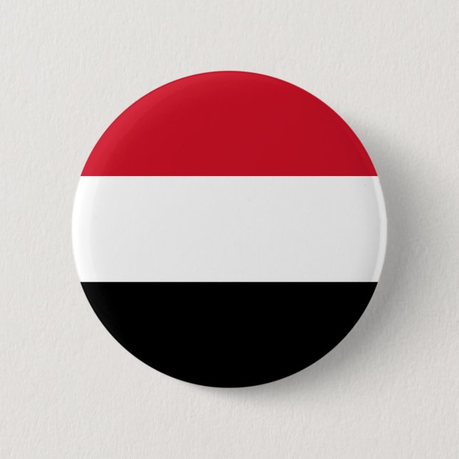 Flagga av Yemen Button Knapp (Framsida)