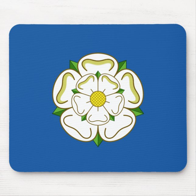 Flagga av Yorkshire Mouse Pad Musmatta (Framsidan)