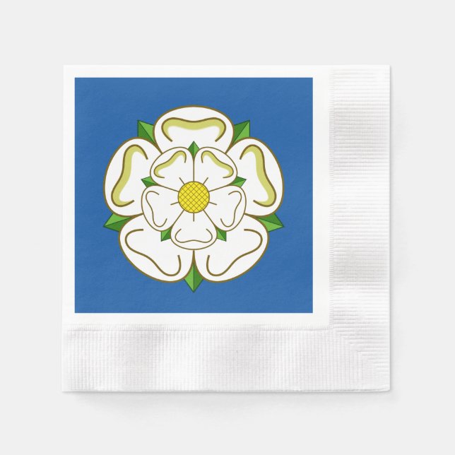 Flagga av Yorkshire Napkins Pappersservett (Framsidan)