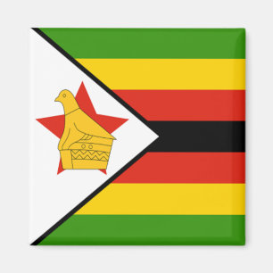 Flagga av Zimbabwe Magnet