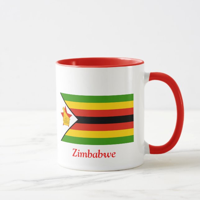 Flagga av Zimbabwe Mugg (Höger)