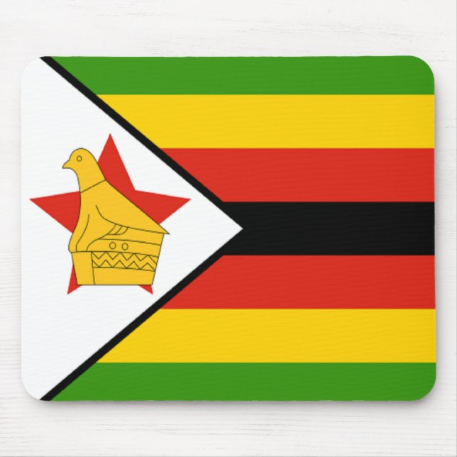 Flagga av Zimbabwe Musmatta (Framsidan)
