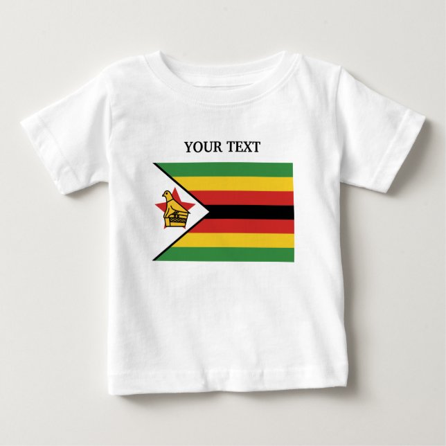 Flagga av Zimbabwe T-shirt (Framsida)