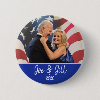 Flagga Background Joe & Jill Biden President 2020 Knapp