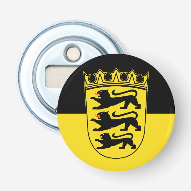 Flagga Baden-Württemberg Flaska Öppnare (Framsidan)
