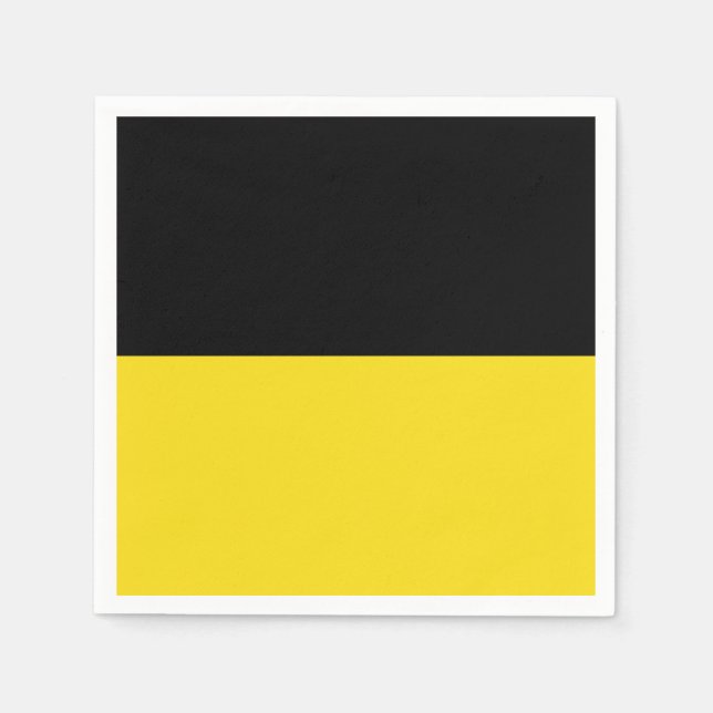 Flagga Baden-Württemberg Napkins Pappersservett (Framsidan)