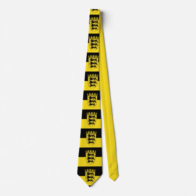 Flagga Baden-Württemberg Neck Tie Slips (Framsida)