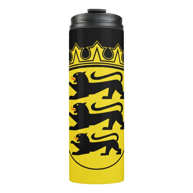 Flagga Baden-Württemberg Thermal Tumbler (Framsida)