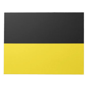 Flagga Baden Württemberg (Tyskland) Anteckningsblock