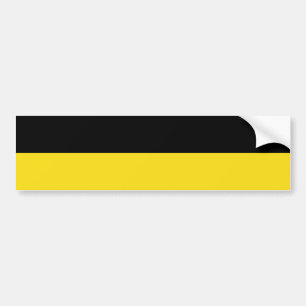 Flagga Baden Württemberg (Tyskland) Bildekal