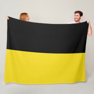 Flagga Baden Württemberg (Tyskland) Fleecefilt