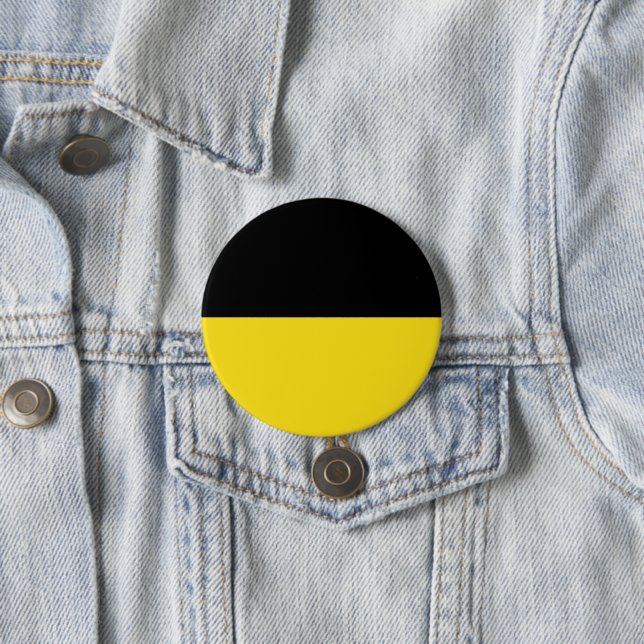 Flagga Baden Württemberg (Tyskland) Knapp (In Situ)