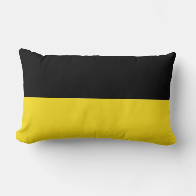 Flagga Baden Württemberg (Tyskland) Lumbarkudde (Framsida)