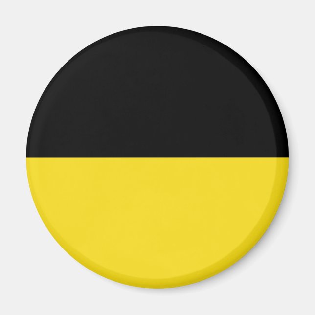 Flagga Baden Württemberg (Tyskland) Magnet (Framsidan)