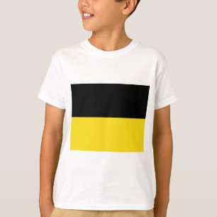 Flagga Baden Württemberg (Tyskland) T Shirt