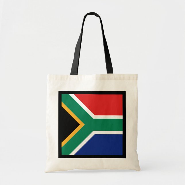 Flagga Bag för syd-Afrika Tygkasse (Framsidan)