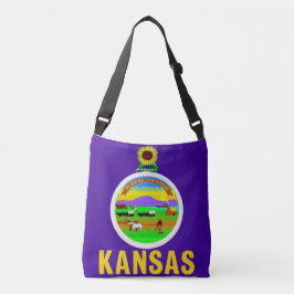Flagga Bag, Kansas Axelväska