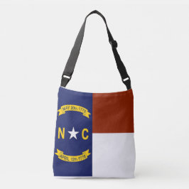 Flagga Bag, North Carolina Axelväska