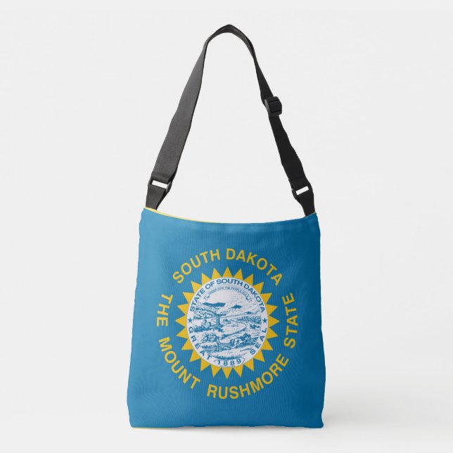 Flagga Bag, South Dakota Axelväska (Framsida)