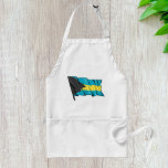 Flagga Bahamas Förkläde<br><div class="desc">Flagga Bahamas. Den här designen ser ut att vara verkligen för dessa Apron</div>