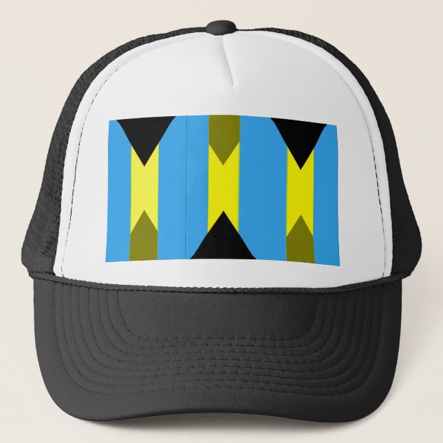 Flagga Bahamas Hat Keps (Framsida)