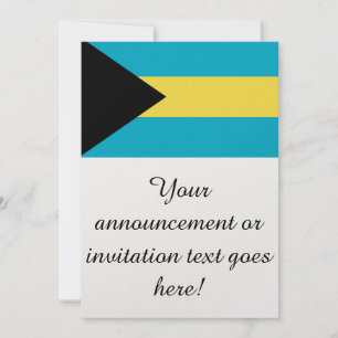 Flagga Bahamas Inbjudningar
