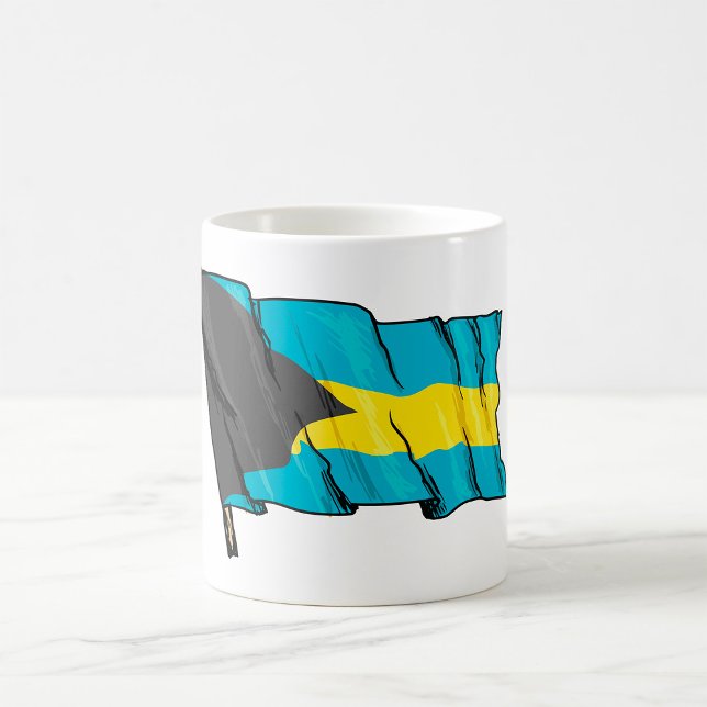 Flagga Bahamas Kaffemugg (Skapare uppladdad)