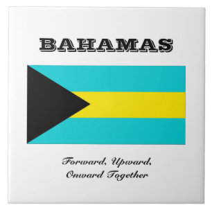 Flagga Bahamas Kakelplatta