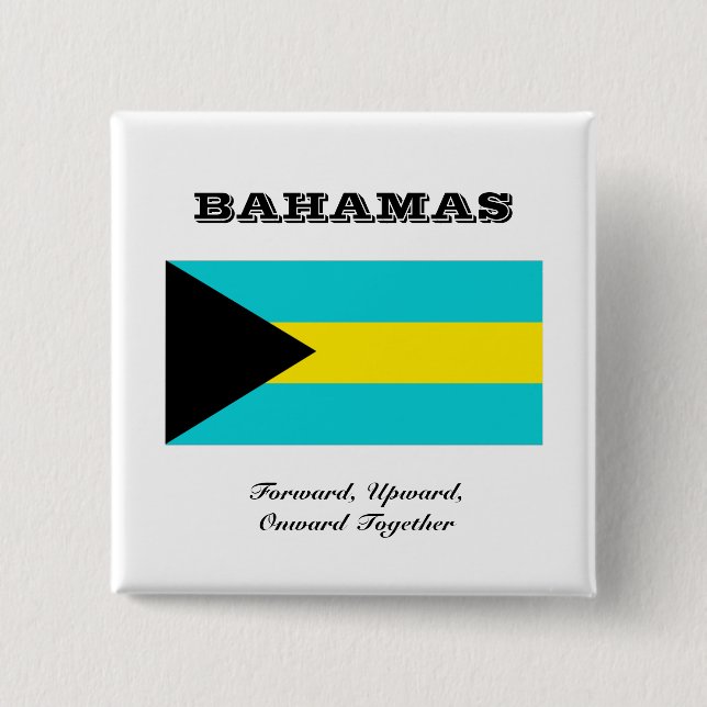 Flagga Bahamas Knapp (Framsida)