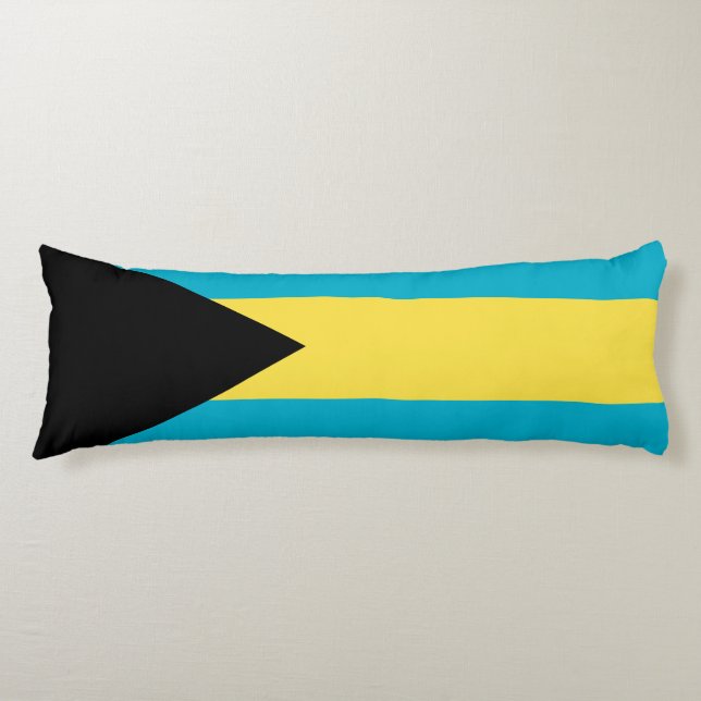 Flagga Bahamas Kroppskudde (Framsidan)
