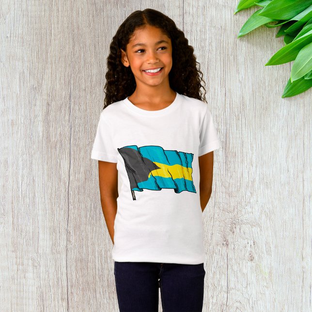 Flagga Bahamas T Shirt (Skapare uppladdad)