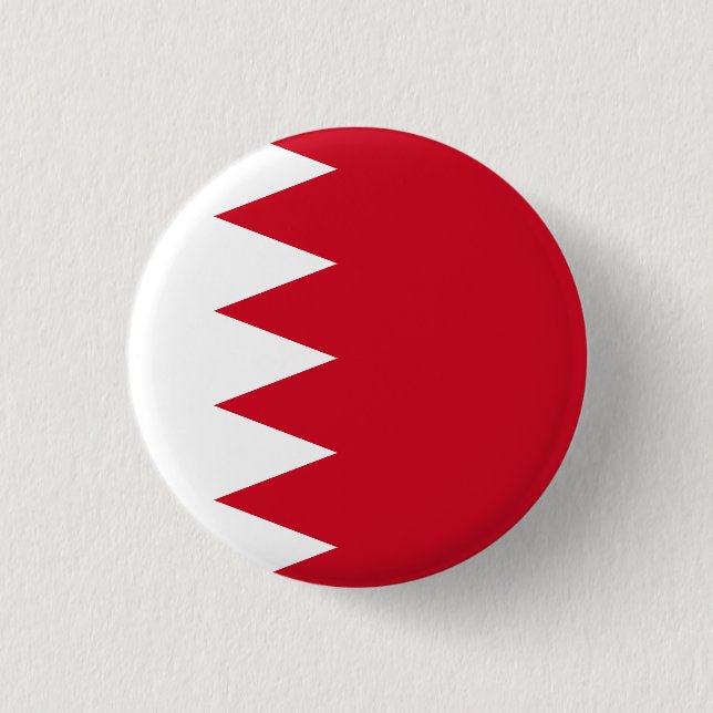 Flagga Bahrain Knapp (Framsida)