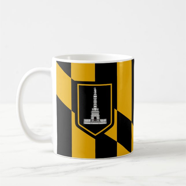 Flagga Baltimore Coffee Mugg (Vänster)